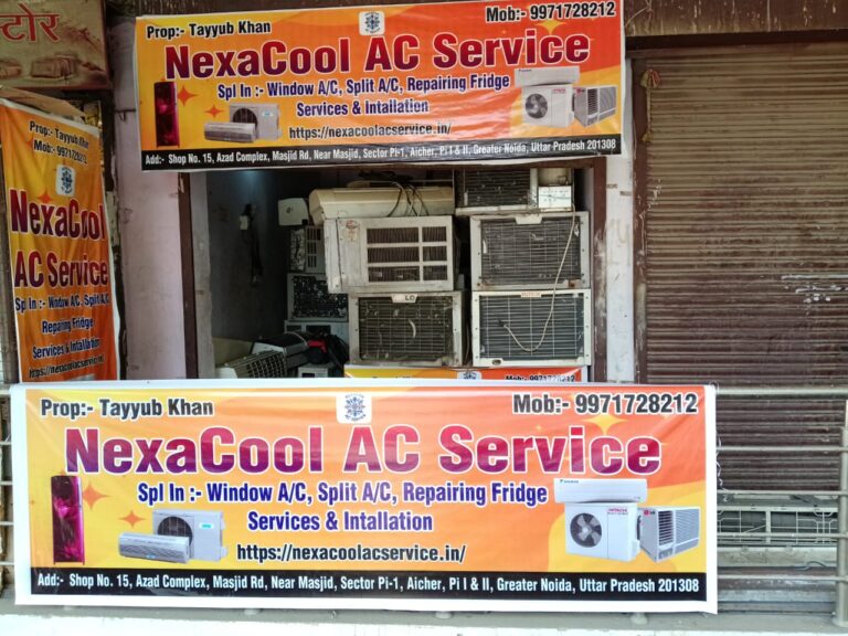 NexaCool AC Service Sign Bord